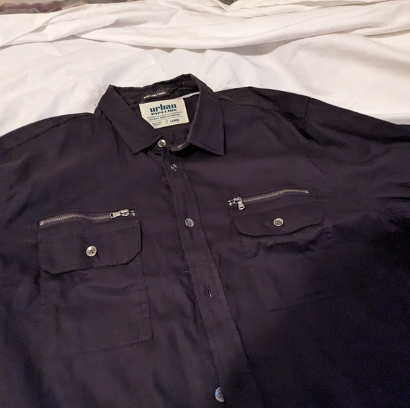 Urban Pipeline Men's Roll Up Casual Shirt - Picture 9 of 16